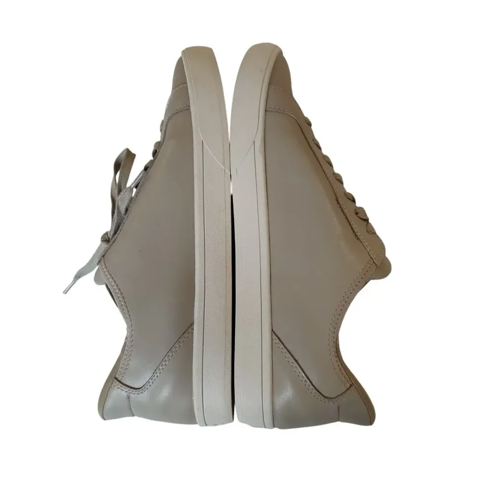 Kizik Irvine Plus Women's Sz 9.5 Tan Hands Free Slip On Step In Shoes Sneakers